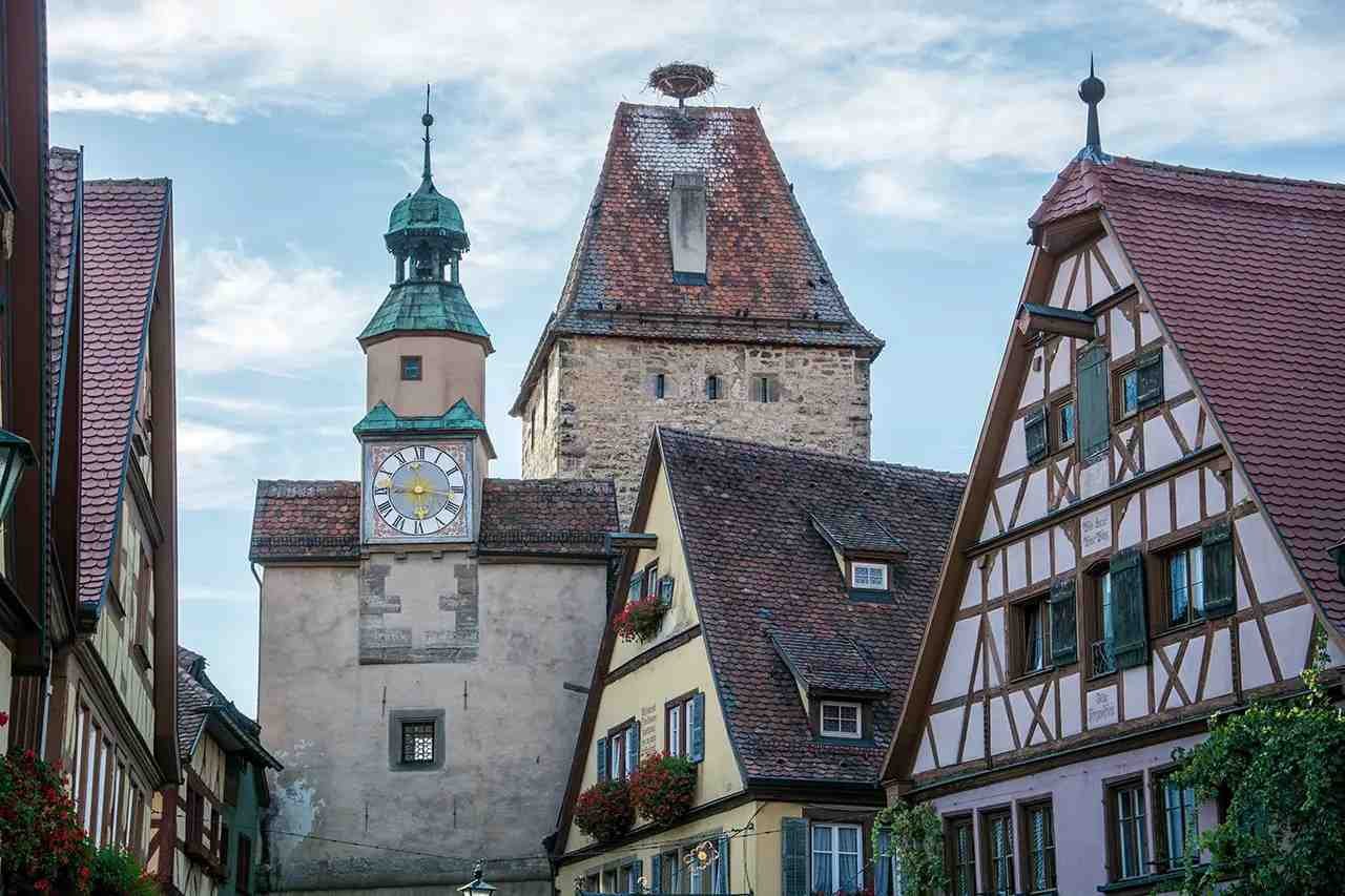 Family exploring a European city on their first trip abroad